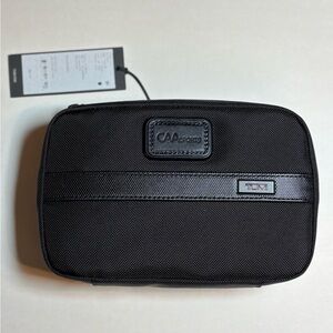 TUMI Alpha 2 Black Toiletry Bag for Men